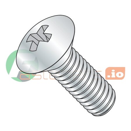4-40 x 1/2" Machine Screws/Phillips/Oval/Steel/Zinc (Carton: 10,000 pcs)